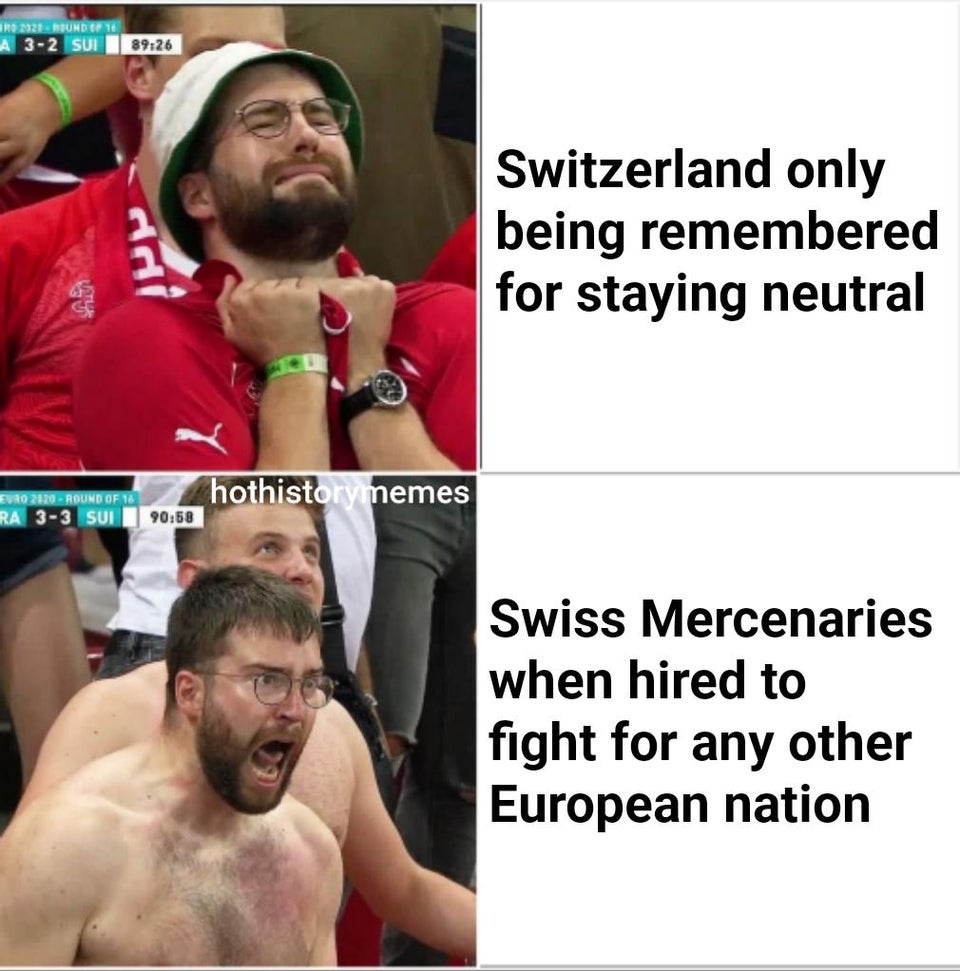 Swiss neutrality means something else…